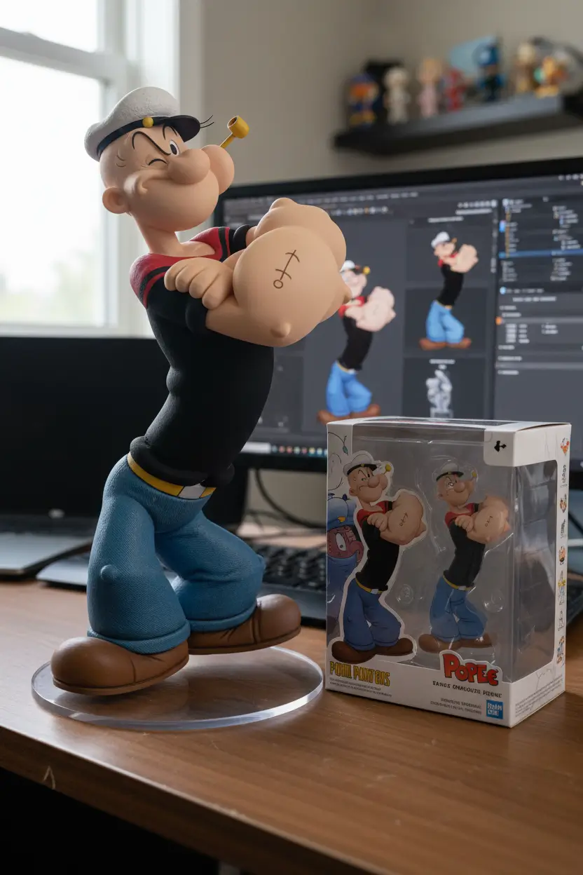 Popeye 3D Figurine